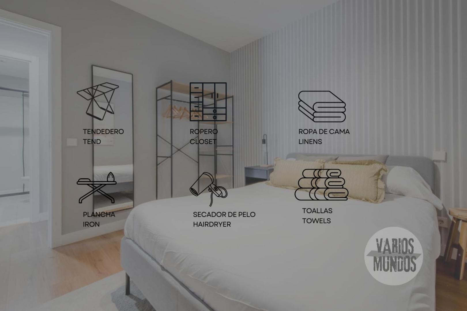 Modern Apt & Cool Interior Design A 20 Metros Del Retiro E1 Madrid Buitenkant foto